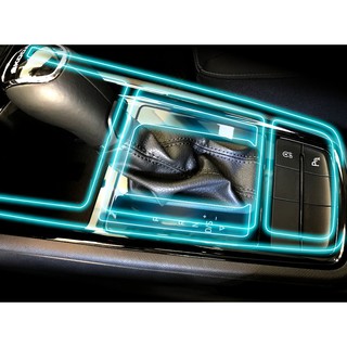 SKODA Kamiq／Scala 2019–2023 排檔飾板保護貼｜透明TPU犀牛皮・專車裁切｜小馬汽車工坊