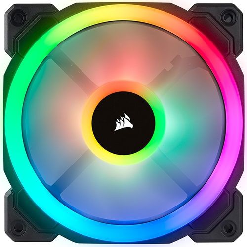 （全新未拆）Corsair 海盜船 LL120 RGB 雙光環 12CM PWM風扇