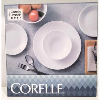 康寧CORELLE 純白三件式餐盤組 CRE-N-833