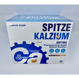 (免運)德益胺鈣軟膠囊90s/盒(德國原裝)-Spitze Kalzium Softgel
