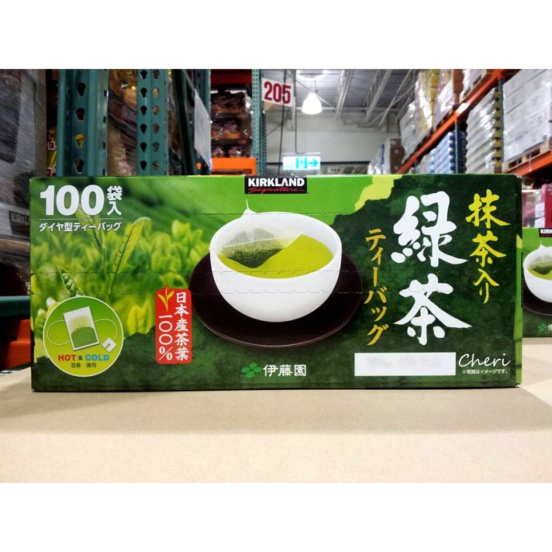 BLANC_COSTCO 好市多 KIRKLAND 科克蘭 日本綠茶包 1.5公克*100入/盒 伊藤園代工