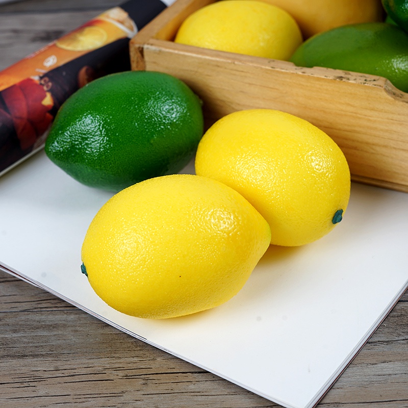 ☁☁仿真水果蔬菜 假水果 水果模型 庭院 園藝裝飾 仿真加重檸檬