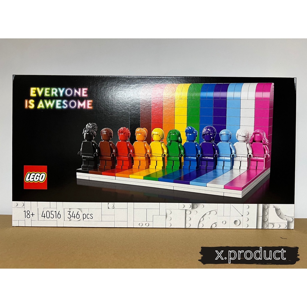 《🚚 補貨中》LEGO 樂高 40516 Everyone Is Awesome 彩虹人偶組合 每個人都很棒