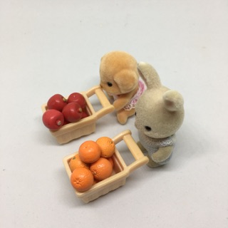 低消看說明💰森林家族水果現貨開賣了紅蘋果🍎橘子🍊香蕉🍌買三個送透明袋見圖📏低消看說明