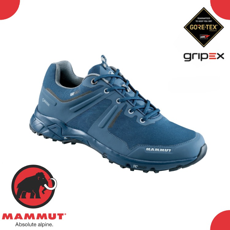MAMMUT 男 Ultimate Pro Low GTX 《冠藍鴨》/00710-50064/登山鞋/健行/悠遊山水