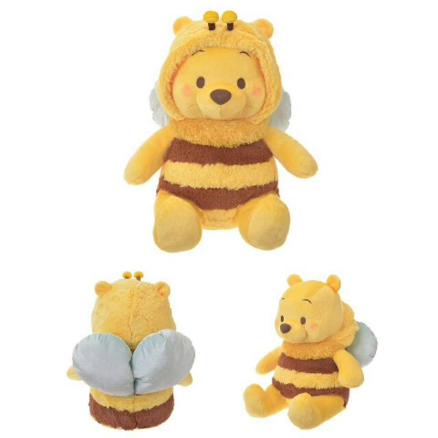 （現貨）日本迪士尼 東京迪士尼 蜜蜂維尼  維尼 小熊維尼 小蜜蜂 玩偶 抱枕