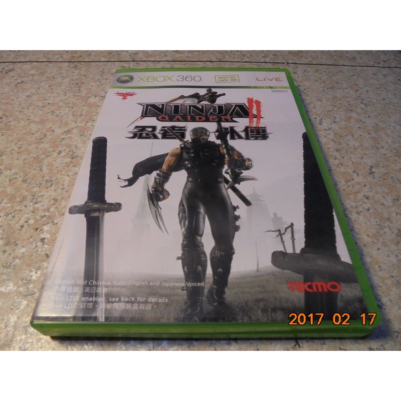 XBOX360 忍者外傳2 Ninja Gaiden 2 中文版 相容XBOX ONE 直購價900元 桃園《蝦米小鋪》