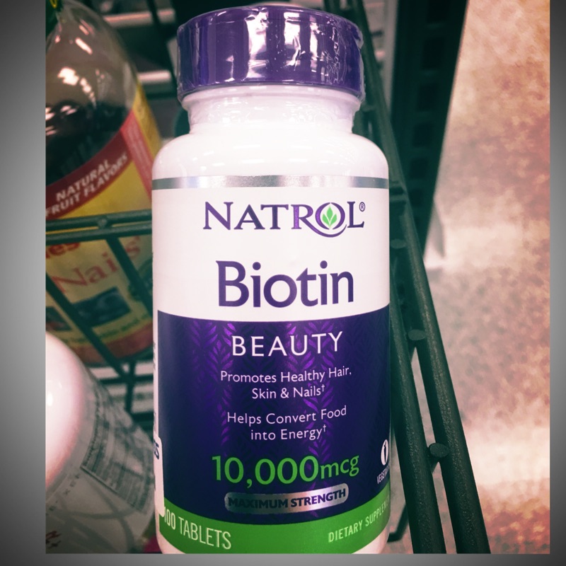 Natrol Biotin 生物素 維生素B7 維生素H 輔酶R 高劑量100粒 改善脫髮 禿髮 指甲 皮膚健康