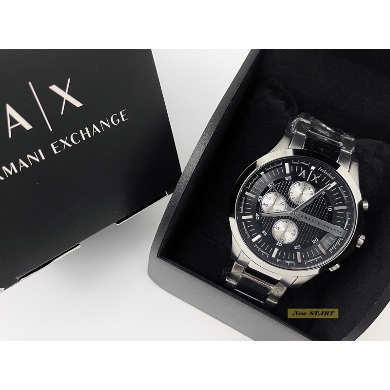 【New START精品服飾-員林】Armani Exchange AX2152 黑錶盤 46mm 三眼多功能 手錶