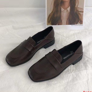 大尺碼女鞋皮鞋 35-43碼 大尺碼女鞋41英倫風小皮鞋42復古學院風兩穿一腳蹬日系單鞋 時尚經典百搭舒適防滑休閒