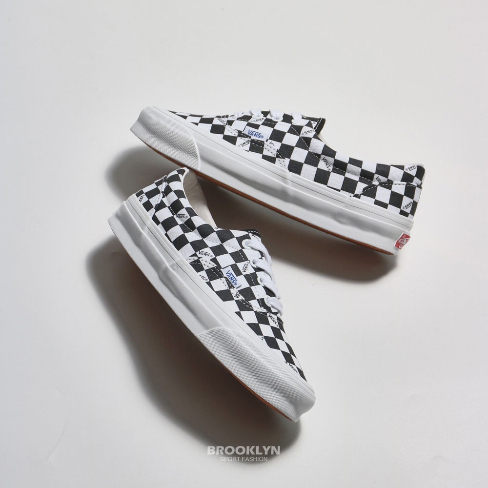 VANS 休閒鞋 VAULT OG ERA LX 棋盤格 黑白 LOGO 男女 (布魯克林) VN0A3CXN9TB