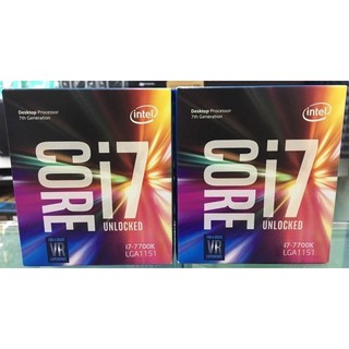 Intel i7-7700K全新盒裝正式版(8M 快取 up to 4.50 GHz )i7-6700K i7-7700
