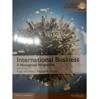 International Business A Managerial Perspective 8th 國際企業管理