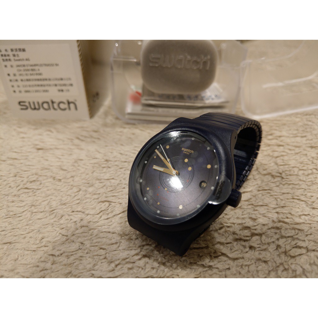 SWATCH SISTEM SEA FLEX (SUTN403) AUTOMATIC 藍色錶盤 男/女 中性手錶 機械錶