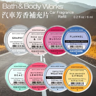 Bath & Body Works 汽車香片替換芯 / 空氣清新香水劑(片) 6mL 另有香片放置盒賣場《17小舖》