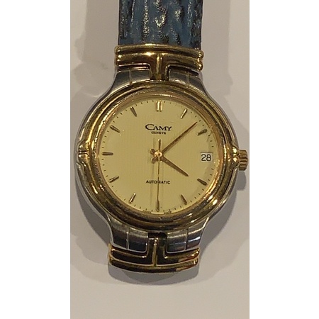 CAMY司馬原廠18K流金自動上鍊精緻古典手錶值得珍藏