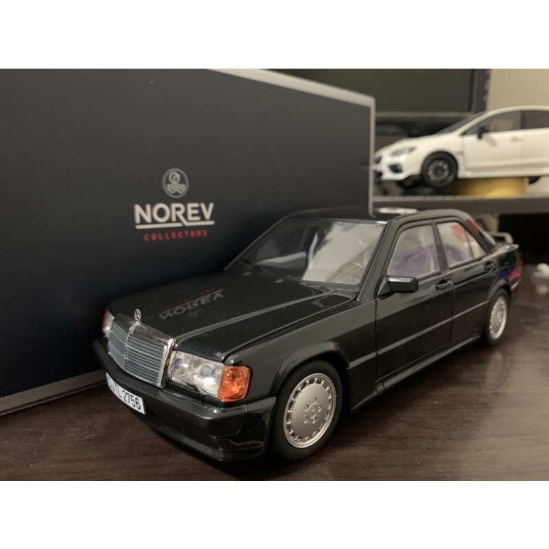 【E.M.C】1:18 1/18 Norev Benz 190E W201 1984 金屬模型車