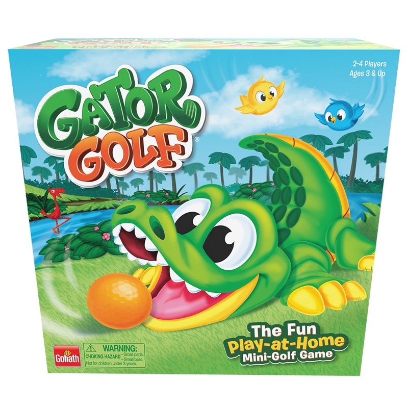 鱷魚高爾夫 Gator Golf 桌遊 Goliath 桌上遊戲 益智 親子玩具 代理版
