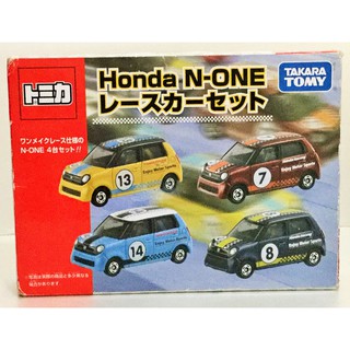 現貨 正版TAKARA TOMY TOMICA 多美小汽車 本田Honda N-ONE車組(內附4台小車)外盒不優美