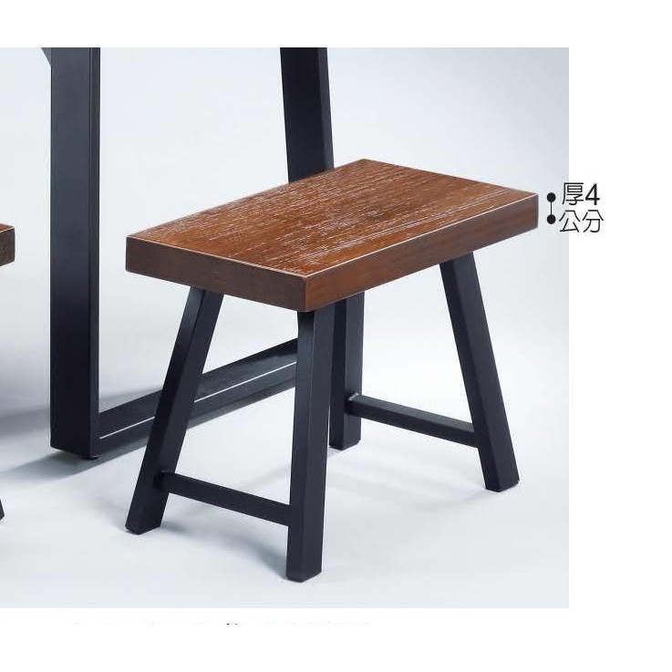 【生活家傢俱】SN-327-10：風化木2尺工業風實木長凳【台中家具】餐椅 實木椅 長椅 長板凳 休閒椅 椅子 台灣製造
