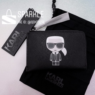 ✴ Sparkle歐美精品✴ Karl Lagerfeld 老佛爺卡爾卡夾零錢包 鑰匙包 卡夾包 現貨真品