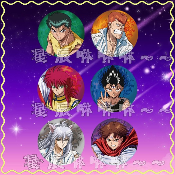 幽遊白書掛軸掛畫浦飯幽助桑原和真飛影藏馬妖狐藏馬小閻王動漫 蝦皮購物