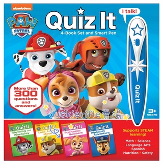 預購 Paw Patrol 汪汪隊立大功 Quiz it 電子筆 點讀筆 學習 美語 幼兒教育 英文學習 英文問答