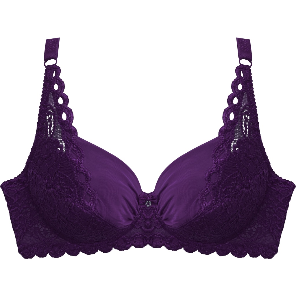 【巧宿】完美比例輕巧包覆內衣-6109紫