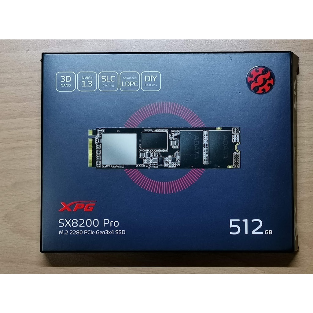 ADATA 威剛 XPG SX8200Pro 512G M.2 2280 PCIe SSD 固態硬碟