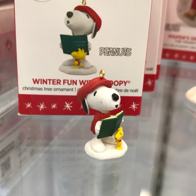 美國限定 Hallmark keepsake 迪士尼 聖誕樹吊飾 擺飾 SNOOPY 史奴比 唱歌