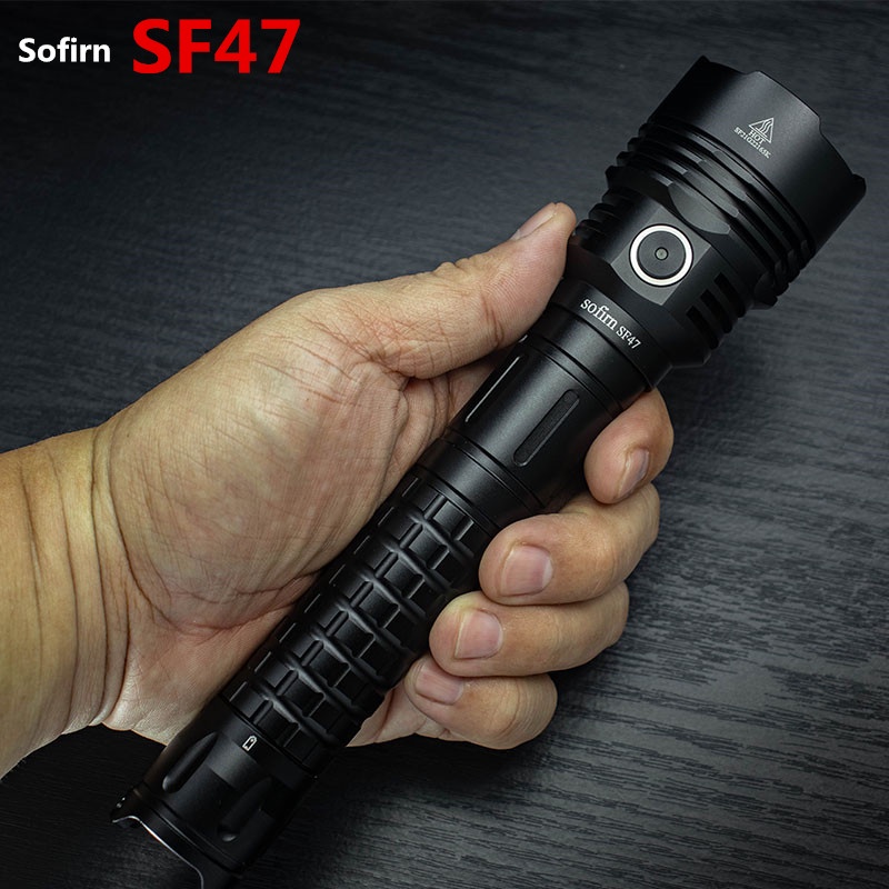 Sofirn SF47 20W大功率LED手電筒 9000流明 最大射程522米采用4颗Luminus SST40灯珠