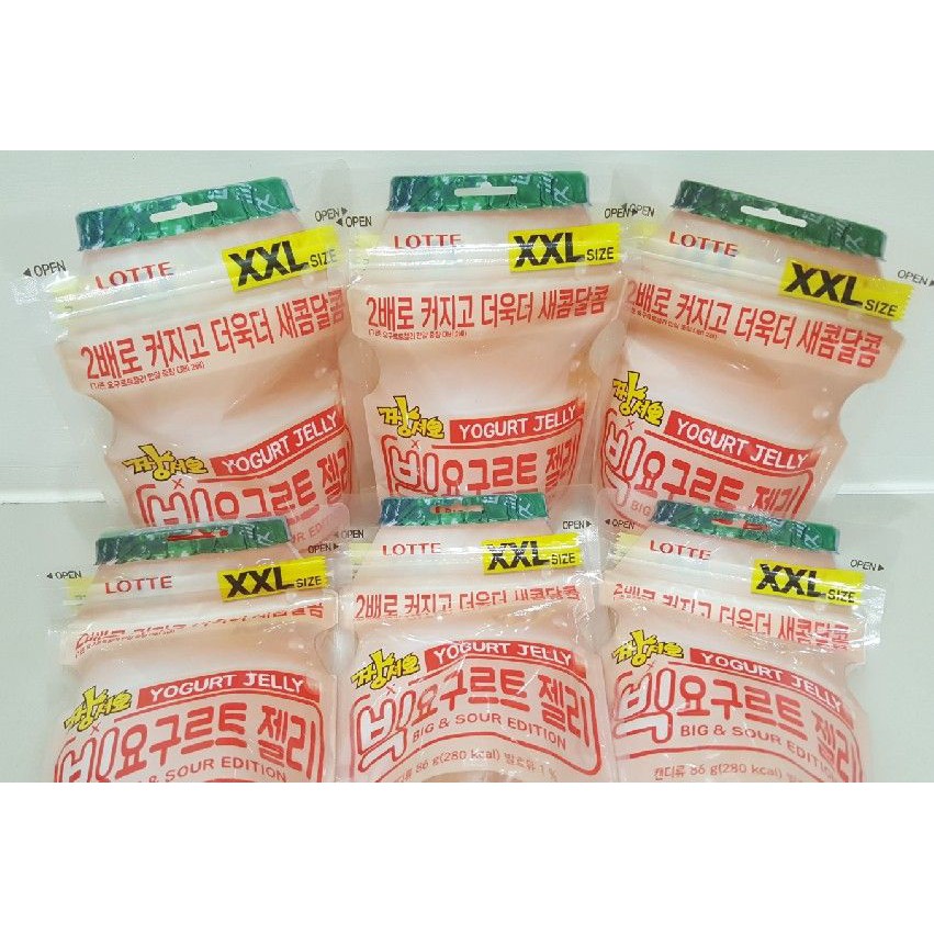 《2019現貨下殺》韓國代購-養樂多軟糖(86g大包裝) 韓國🇰🇷 Lotte 樂天 超大顆 XXL 軟糖 養樂多