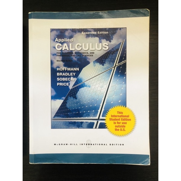 Applied calculus 11th edition/微積分11版