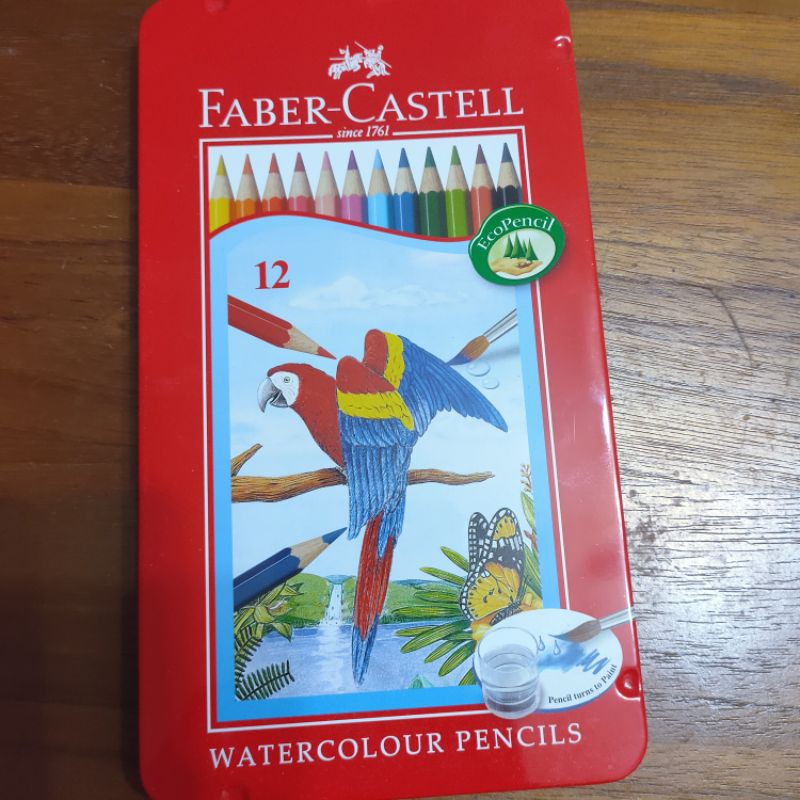 二手，faber castell ，輝柏12色，水彩色鉛筆