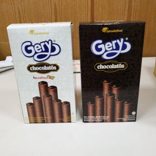 印尼Gery 黑雪茄爆漿巧克力威化捲/榛果巧克力捲，一盒20隻