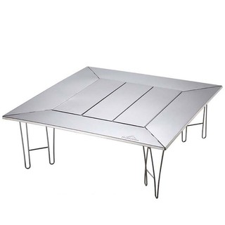 CAMPINGMOON柯曼 圍爐桌 T-500 加三塊板 T-503 摺疊桌烤肉桌不鏽鋼桌折疊桌焚火台桌