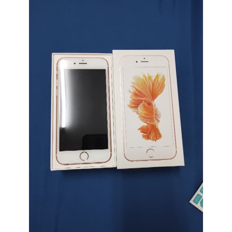 二手🍎apple iPhone 6s 64g i6s iphone6s玫瑰金 空機 備用機（貼了鋼貼附手機殼）