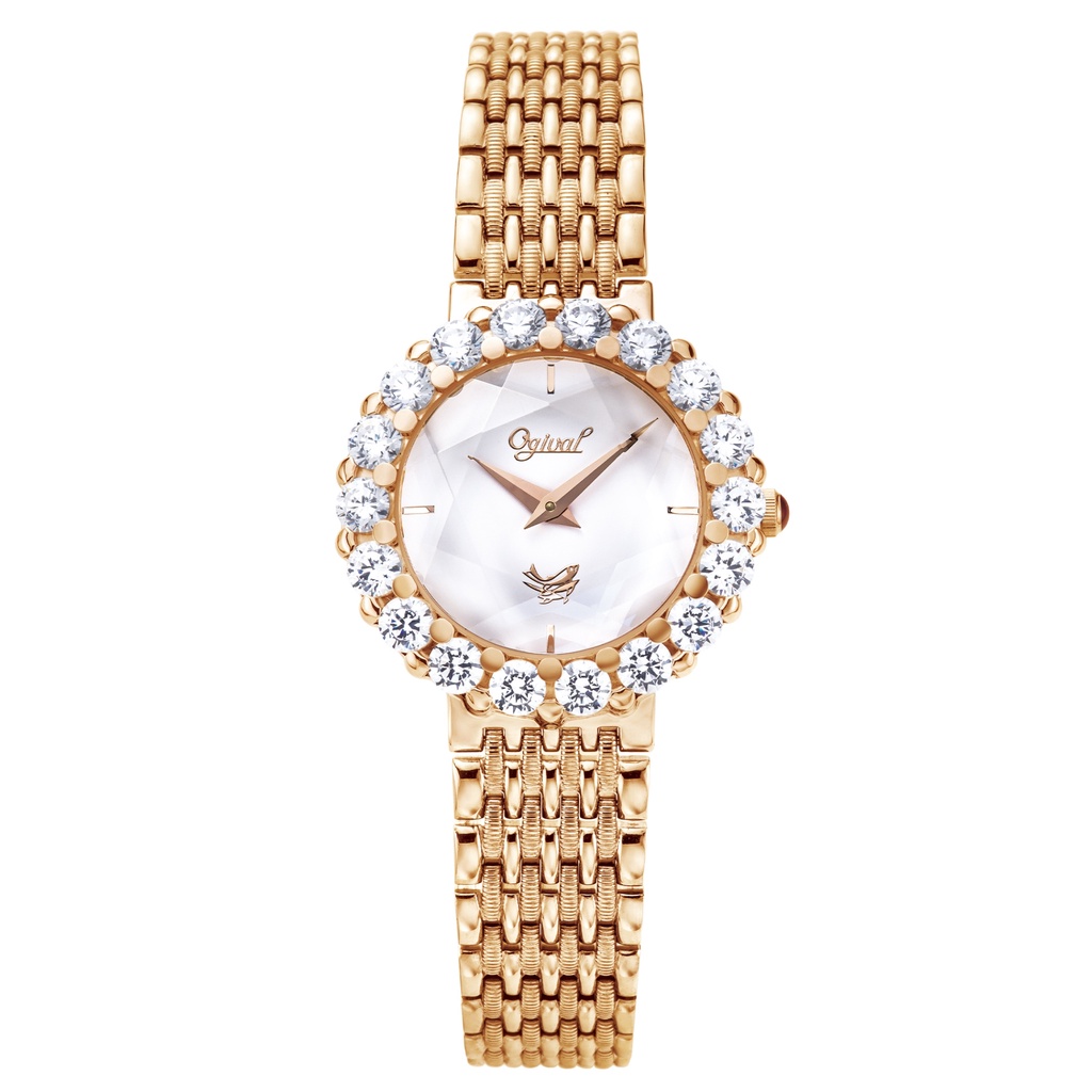 OGIVAL 愛其華 380-46DLR 流星系列珠寶錶 女錶