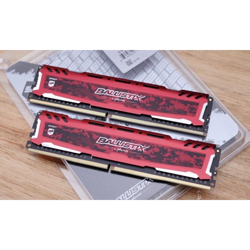 美光 BALLISTIX SPORT LT 競技版  DDR4-3200 16GBx2