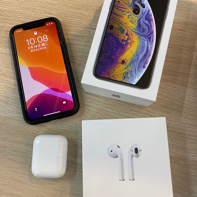iPhone XS 64GB + AirPods 1代