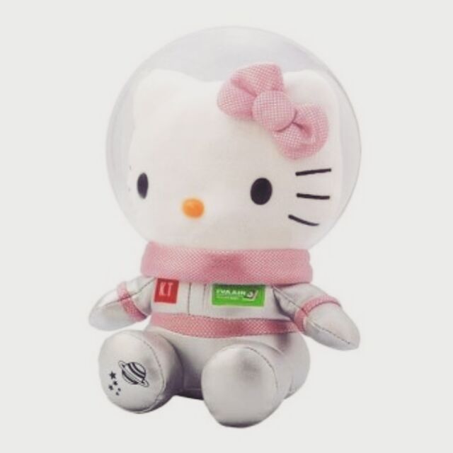 Hello Kitty 長榮航空太空版絨毛娃娃