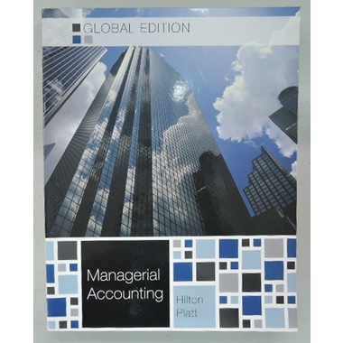 MANAGERIAL ACCOUNTING | HITTON | 9780071220866 | 9版