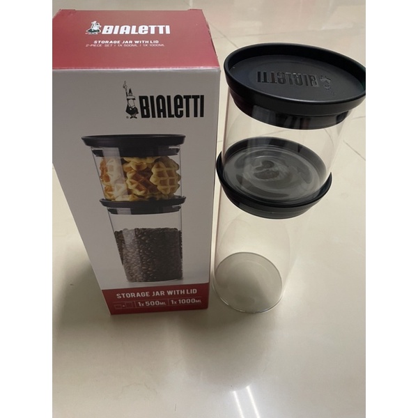 ｛Bialetti❤️}全新現貨⋯玻璃儲物罐兩入組⋯