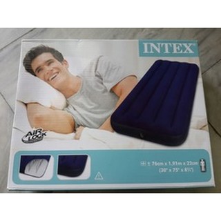 INTEX 單人充氣床墊 76x191x22cm 68950 露營 充氣床