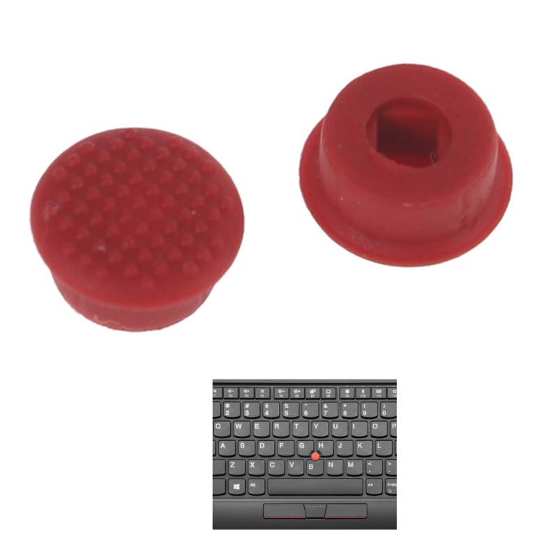 作為 5 件筆記本電腦乳頭鼠標指針帽適用於 IBM Thinkpad 筆記本電腦 T460 TrackPoint 紅色橡