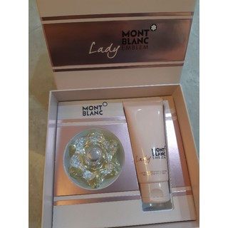 MONTBLANC Lady Emblem 萬寶龍 女性淡香精禮盒 香水50ml+身體乳100ml (兩件組)