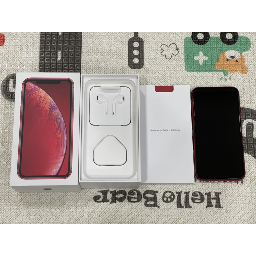 apple iphone XR 128G 紅色 香港版 港版 實體雙卡 盒裝完整