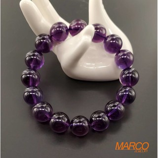 【MARCO寶石】紫水晶手串 002 紫水晶 手珠 手飾 手鍊 串珠 能量寶石 天然水晶 特價