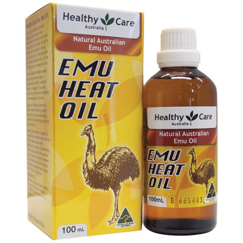 澳洲代購 Healthy care Emu heat oil 鴯鶓油 100ml