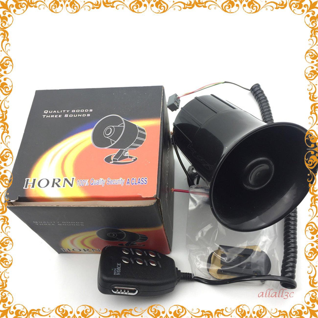 12v汽車卡車警告報警器6音喇叭警笛消防救護車喇叭汽車配件電氣元件 蝦皮購物